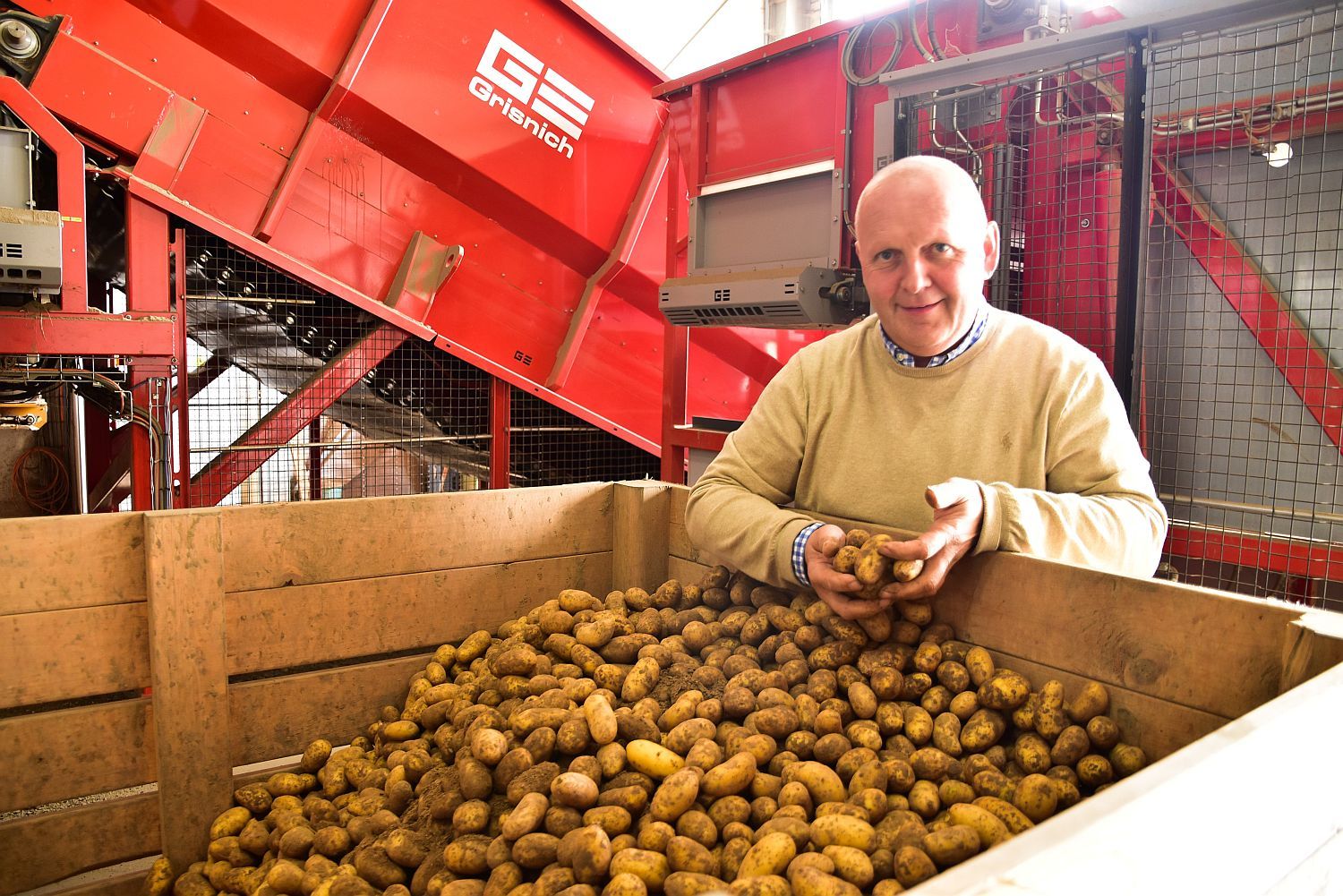 Bart Nemegheer, zaakvoerder van  de Aardappelhoeve - (c) VLAM, P. De Laet