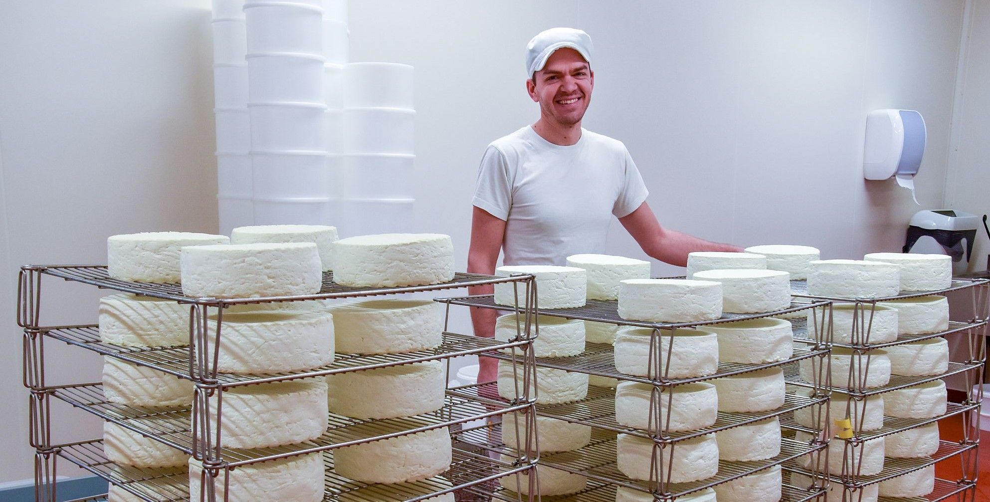 Pepijn De Snijder, trots op zijn geitenkaas - (c) VLAM, P. De Laet