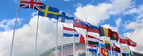 De vlaggen van de Europese Unie - (c) EU