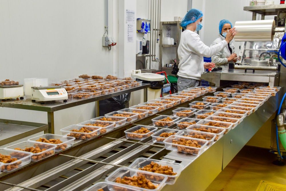 De veggieproducten rollen van de band bij Abinda - (c) VLAM, Patricia De Laet

----

Sort: 3