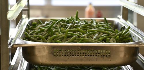 Verse bioboontjes, zo lekker kan ziekenhuisvoeding zijn - (c) VLAM, P. De Laet