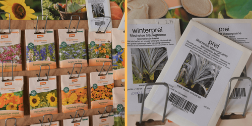 Biozaden kun je oko als particulier kopen bij de biowinkel of in een boerderijwinkel - (c) VLAM, P. De Laet