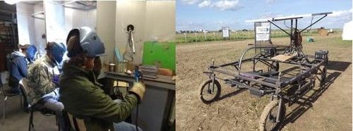 Leren lassen om een heuse wiedmachine te maken - (c) CCBT en L'Atelier Paysan