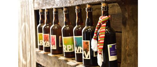 Zeven van de biobieren van Jessenhofke op een rij - (c) VLAM, P. De Laet