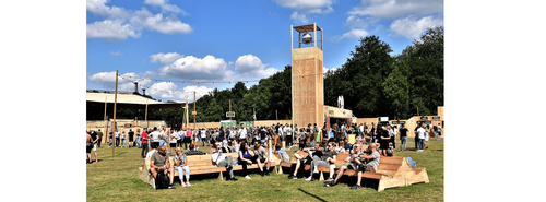 De duurzame festivalweide van Paradise City - (c) VLAM (P. De Laet)