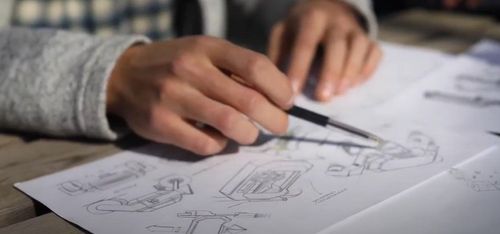 De ontwerptekeningen voor de robot - (c) ILVO

----

Sort: 3