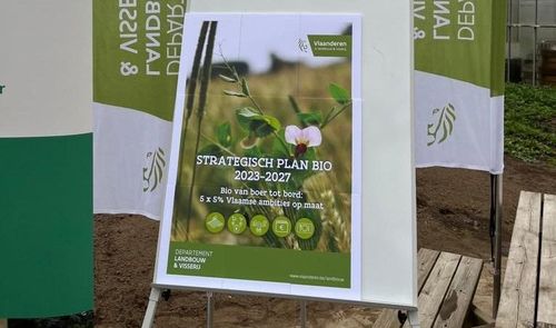 Het Strategisch Plan Bio, zoals het gepresenteerd werd op de persvoorstelling - (c) Departement Landbouw en Visserij